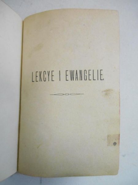 Lekcye i ewangelie, 1894 r.