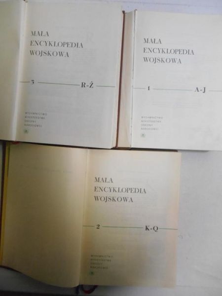 Mała encyklopedia wojskowa, t. I-III