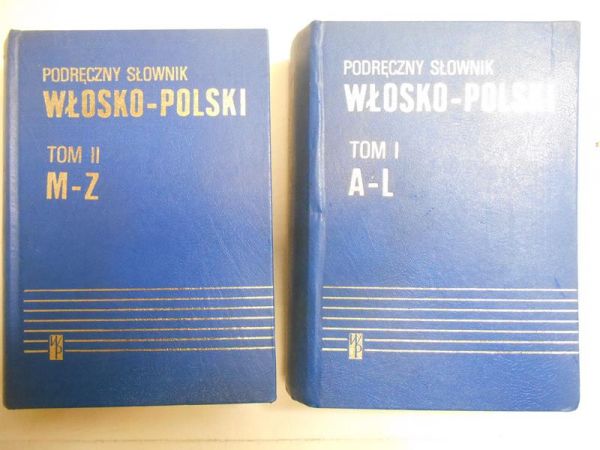 Podręczny słownik włosko-polski 2 tomy