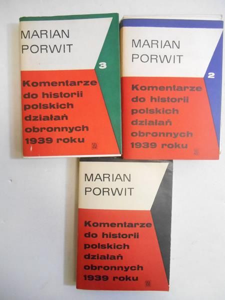 Komentarze do historii polskich działań obronnych 1939 roku, Tom I-III