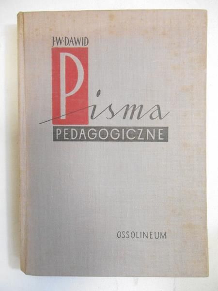 Dawid Władysław Jan - Pisma pedagogiczne