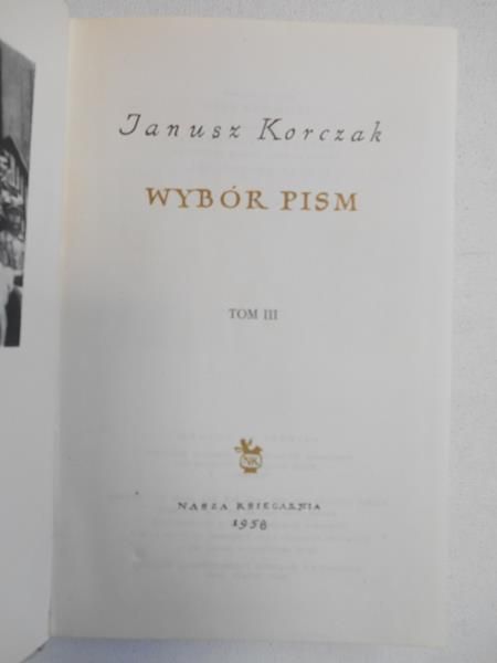 Wybór pism, Tom III