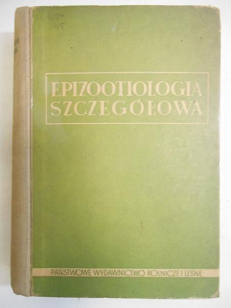 Epizootiologia szczegółowa