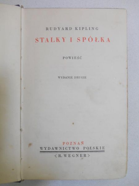Kipling Rudyard - Stalky i spółka, 1948 r.