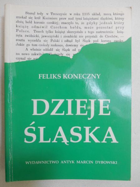 Dzieje Śląska, reprint z 1897 r.