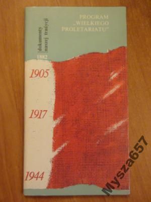 Koprukowniak PROGRAM WIELKIEGO PROLETARIATU