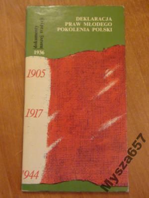 Hemmerling DEKLARACJA PRAW MŁODEGO POKOLENIA