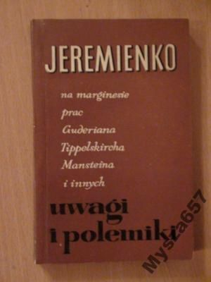 Uwagi i polemiki Na marginesie prac