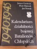 Gmitruk Kalendarium Działaln. Bojowej Batalionów