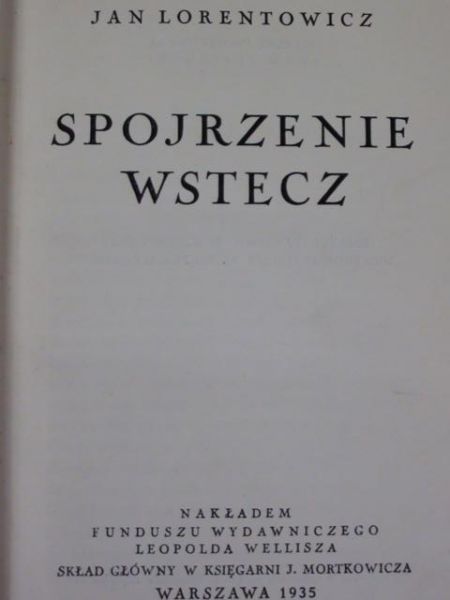 Spojrzenie wstecz, 1935 r.