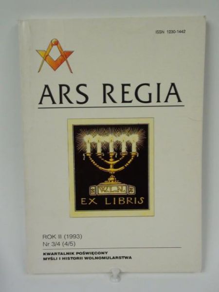 Ars Regia Rok II Nr 3-4/1993
