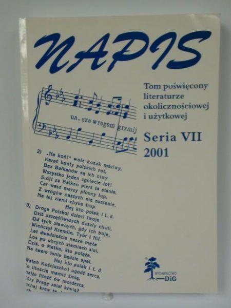 Napis Seria VII 2001