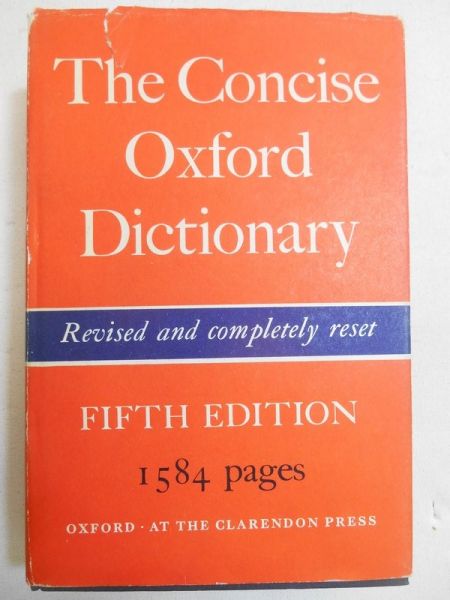 Concise Oxford English Dictionary