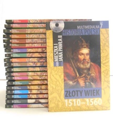 Multimedialna historia Polski, komplet 30 tomów + CD