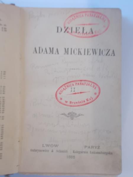Dzieła a a, Tom II, 1885 r