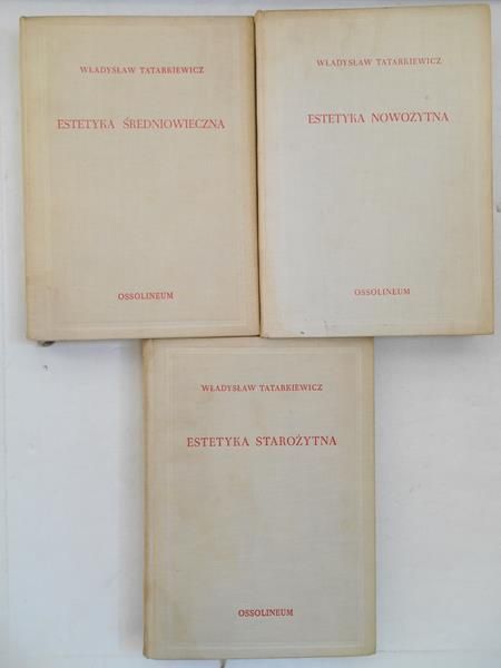 Estetyka starożytna, estetyka średniowieczna, estetyka nowożytna