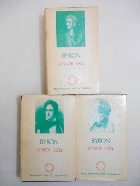 Byron George - Wybór dzieł, Tom I-III