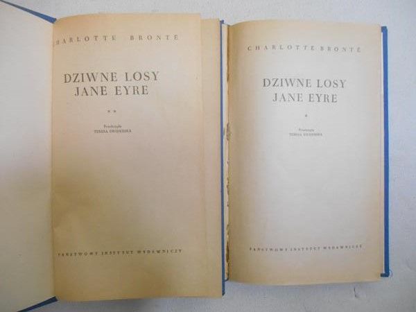 Dziwne losy Jane Eyre, Tom I-II