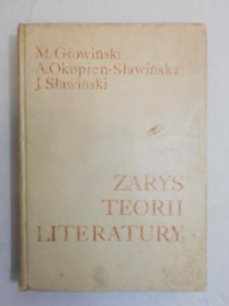 Głowiński M. - Zarys teorii literatury
