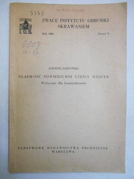 Gładkość powierzchni części maszyn