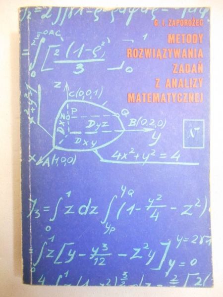 Metody rozwiązywania zadań z analizy matematycznej