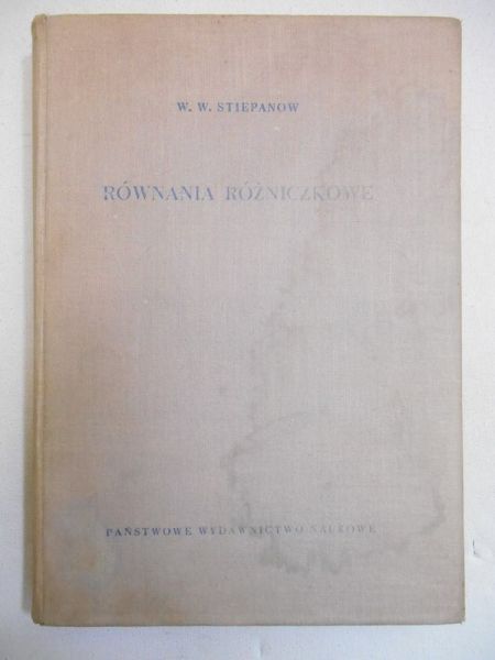 Równania różniczkowe