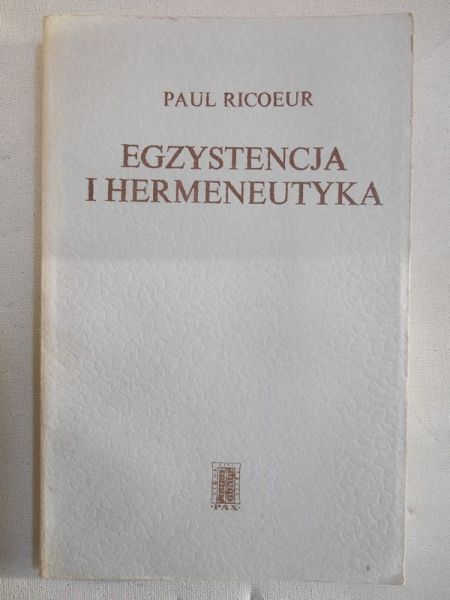 Egzystencja i hermeneutyka
