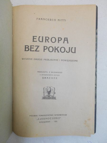 Europa bez pokoju – 1923 rok