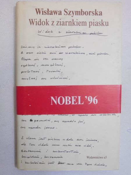 Widok z ziarnkiem piasku