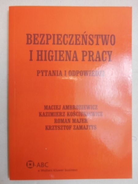 Bezpieczeństwo i higiena pracy