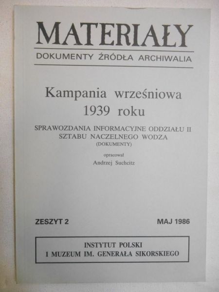Suchcitz Andrzej (opr.) - Kampania wrześniowa 1939 roku