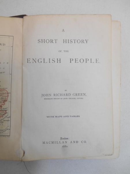 Green John Richard - A Short History of the English People - 1882 rok