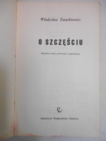 O szczęściu