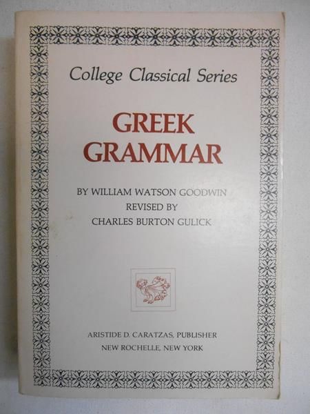 A Greek grammar