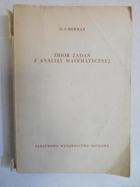 Zbiór zadań z analizy matematycznej