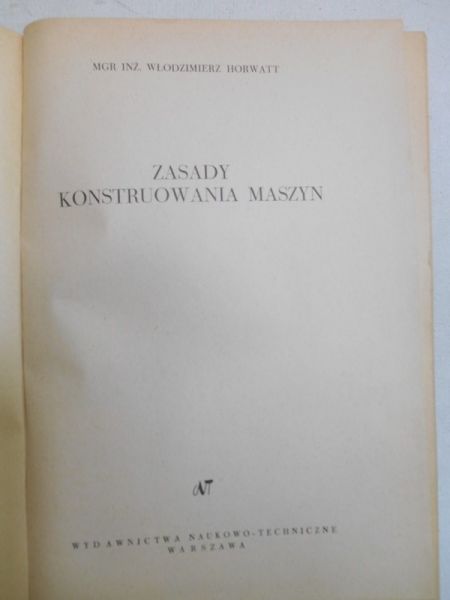 Zasady konstruowania maszyn