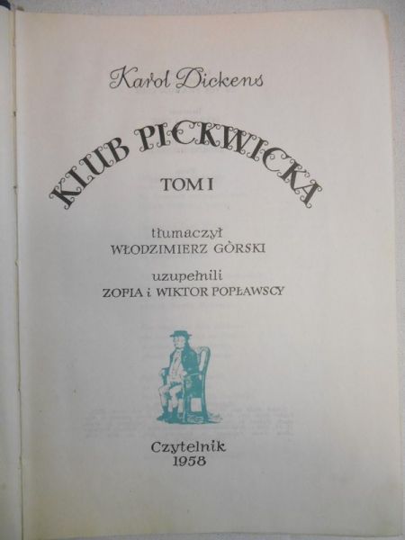 Klub Pickwicka T. I