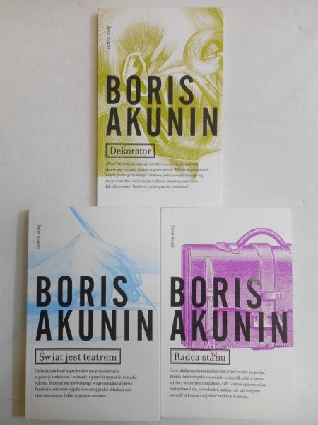 Akunin Boris - Radca stanu/Dekorator/Świat jest teatrem