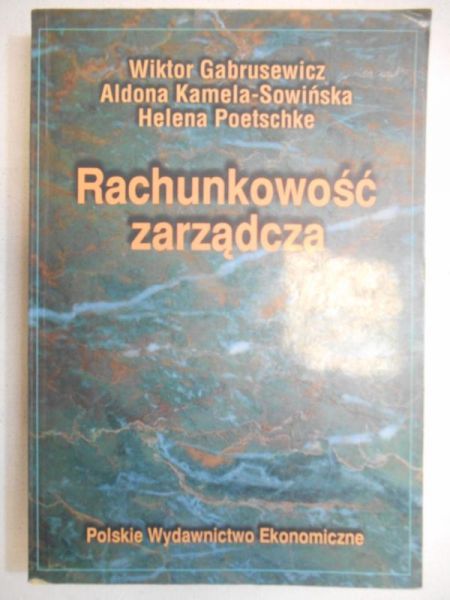 Gabrusewicz Wiktor - Rachunkowość zarządcza