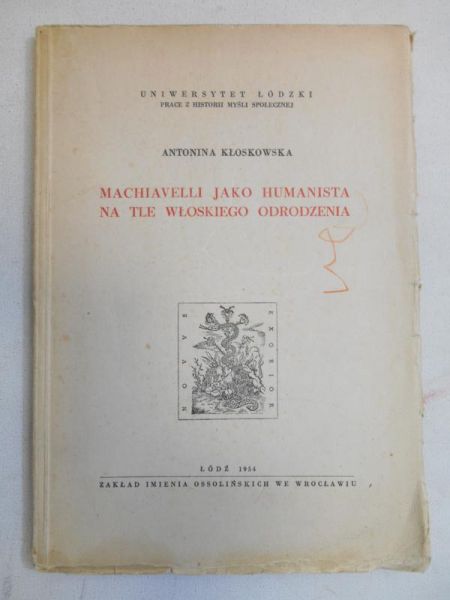 Miachiavelli jako humanista na tle włoskiego odrodzenia