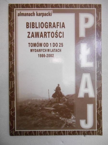 Ruszczak Andrzej - Almanach karpacki. Bibliografia zawartości tomów od 1 do 25
