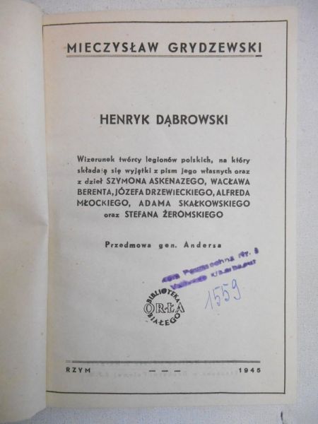 Henryk Dąbrowski, 1945 r.