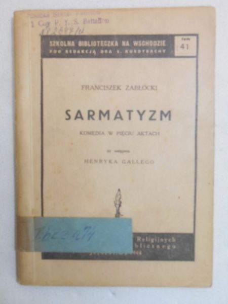 Zabłocki Franciszek - Sarmatyzm, 1944 r.