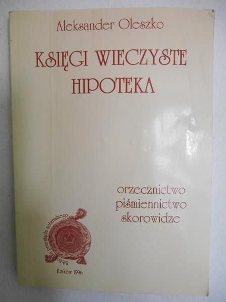 Księgi wieczyste, hipoteka