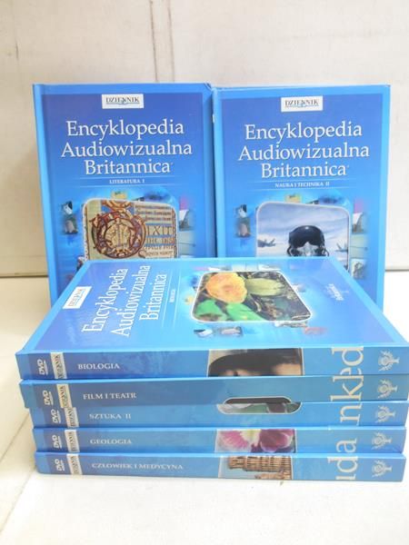 Encyklopedia Audiowizualna Britannica: 20 książek + DVD