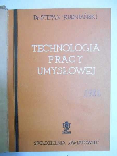 Technologia pracy umysłowej, 1947 r.