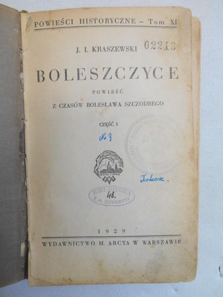Kraszewski J. I. - Boleszczyce