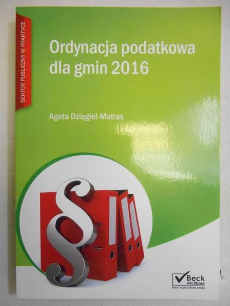 Ordynacja podatkowa dla gmin 2016