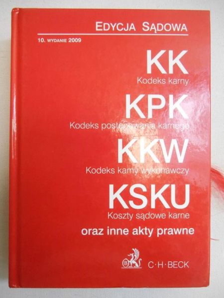 Kodeks karny. Kodeks postępowania karnego. Kodeks karny wykonawczy. Koszty sądowe karne
