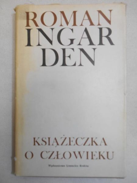 Ingarden Roman  - Książeczka o człowieku